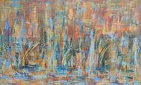 Sailing Abstract 65x105 cm, Wvz.-Nr.210